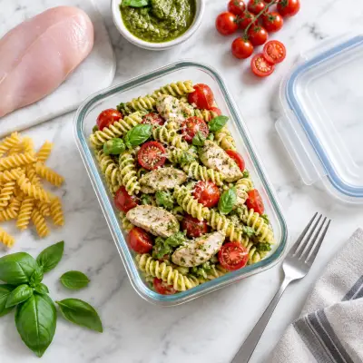 Chicken Pesto Pasta Salad