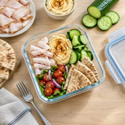 Turkey Hummus Snack Box