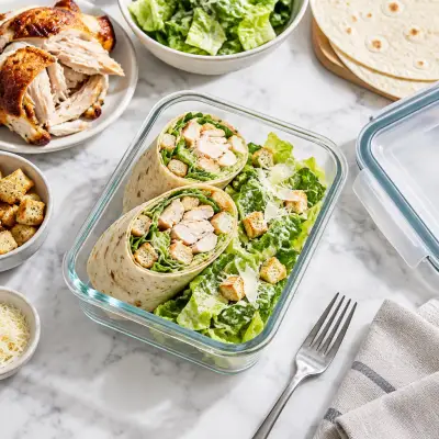 Chicken Caesar Wrap Box