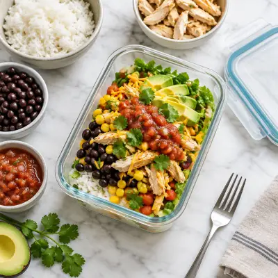 Chicken Taco Rice Bowl