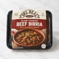 Del Real Foods Slow Cooked Beef Birria with Seasoned Broth, 15 oz