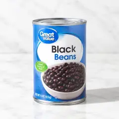 Great Value Black Beans, 15 oz can