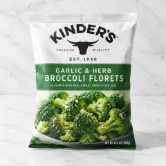Kinder's Garlic & Herb Broccoli Florets, 13.5 oz (Frozen)