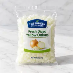 Freshness Guaranteed Fresh Diced Yellow Onions, 8 oz