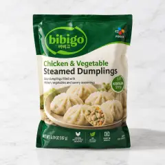 Bibigo Frozen Chicken & Vegetable Steamed Dumplings, 6.59 oz