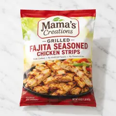 Mama's Creations Grilled Fajita Seasoned Chicken Strips, 16 oz