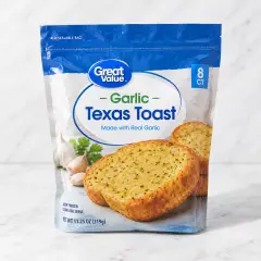 Great Value Garlic Texas Toast, 8 ct (Frozen)