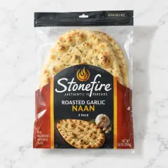 Stonefire Roasted Garlic Naan, 2 ct, 8.8 oz