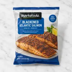 Marketside Blackened Atlantic Salmon, 1 lb (Frozen)