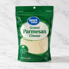 Great Value Grated Parmesan Cheese, 8 oz Shaker