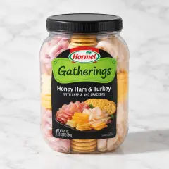 Hormel Gatherings Honey Ham & Turkey with Cheese and Crackers, 28 oz