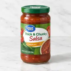 Great Value Thick and Chunky Salsa Medium, 16 oz