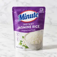 Minute Instant Jasmine Rice, Fragrant and Fluffy, 12 oz