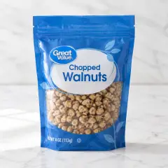 Great Value Chopped Walnuts, 4 oz