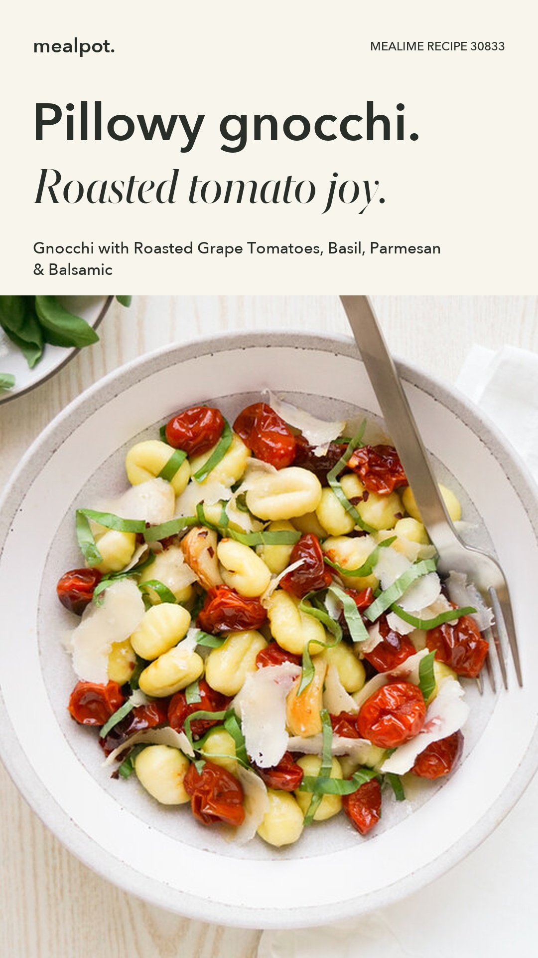 Import Mealime gnocchi into MealPot