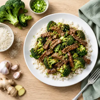 Beef & Broccoli Stir Fry with Basmati Rice