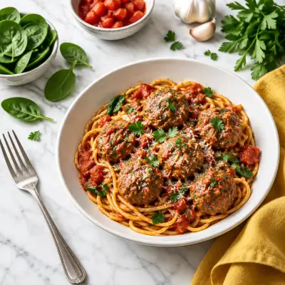 Classic Spaghetti & Meatballs with Tomato Sauce