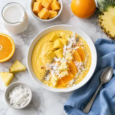 Coconut Tropical Citrus Smoothie